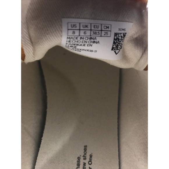 Toms Lena Espadrille Sneakers Size 8 Satin Sunflower Yellow Casual Comfort - Picture 8 of 10